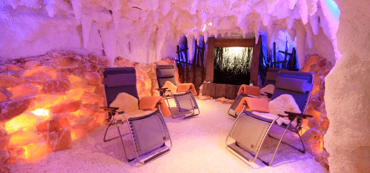 Genießen Sie die Salzgrotte im Hotel Pension Fortung
