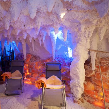 Salzgrotte im Hotel & Pension Fortuna - Das Salzhotel